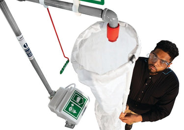 Hughes Safety Shower Test Kit with Bucket and Shower Sock